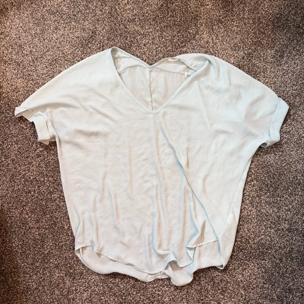Lush brand baby blue blouse - flowy
